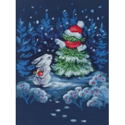 Cross-stitch kit "Gift for a Christmas tree" M973