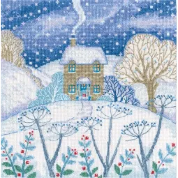 Cross-stitch kit "In a winter fairy tale" M926