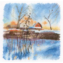 Cross-stitch kit "Frost and sun" M888