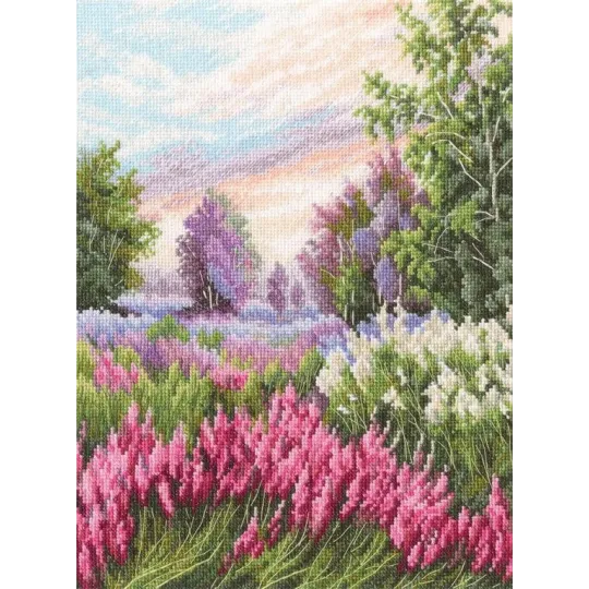 Kit de point de croix "Vent dans les herbes" RTOM864