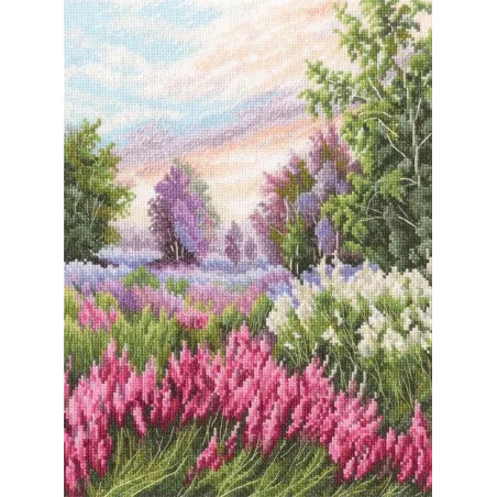 Kit de point de croix "Vent dans les herbes" RTOM864