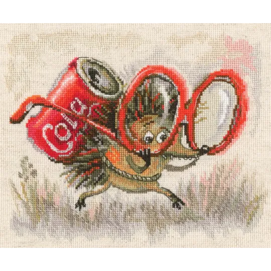 Cross-stitch kit "It is tempting to have adventures..." M837