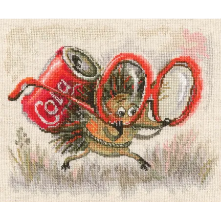 Cross-stitch kit "It is tempting to have adventures..." M837