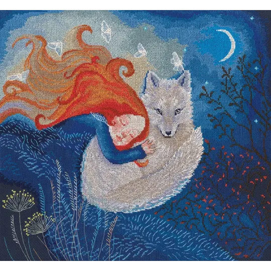 Kit point de croix "Sous la couverture de la forêt" RTOM790