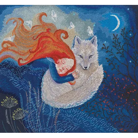 Kryželių siuvinėjimo rinkinys "Po miško užklotu" M790