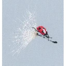 Cross-stitch kit "On the dandelion's parachute" M756