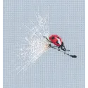 Cross-stitch kit "On the dandelion's parachute" M756