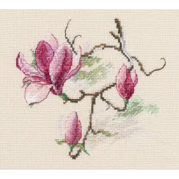 Kryželių siuvinėjimo rinkinys "Magnolijos žiedai" M731