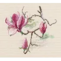 Kreuzstich-Set "Magnolienblüten" M731