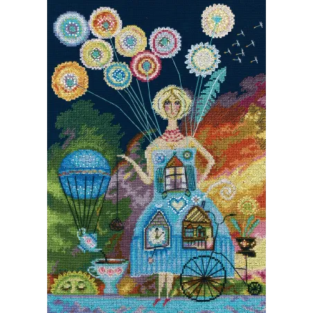 Cross-stitch kit "Dandelion tea" M699