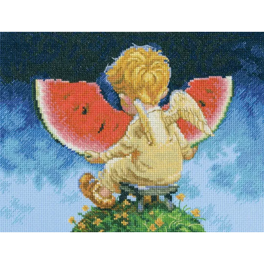 Cross-stitch kit "On the edge of the Earth" M673