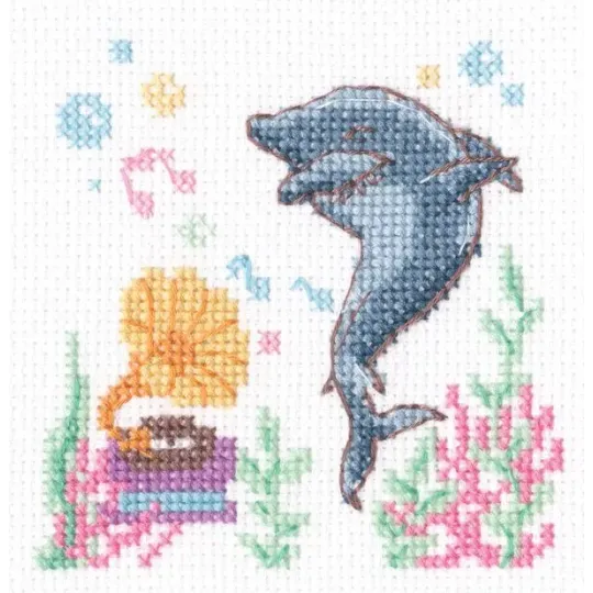 Набор для вышивания крестиком "Акула" RTOH286