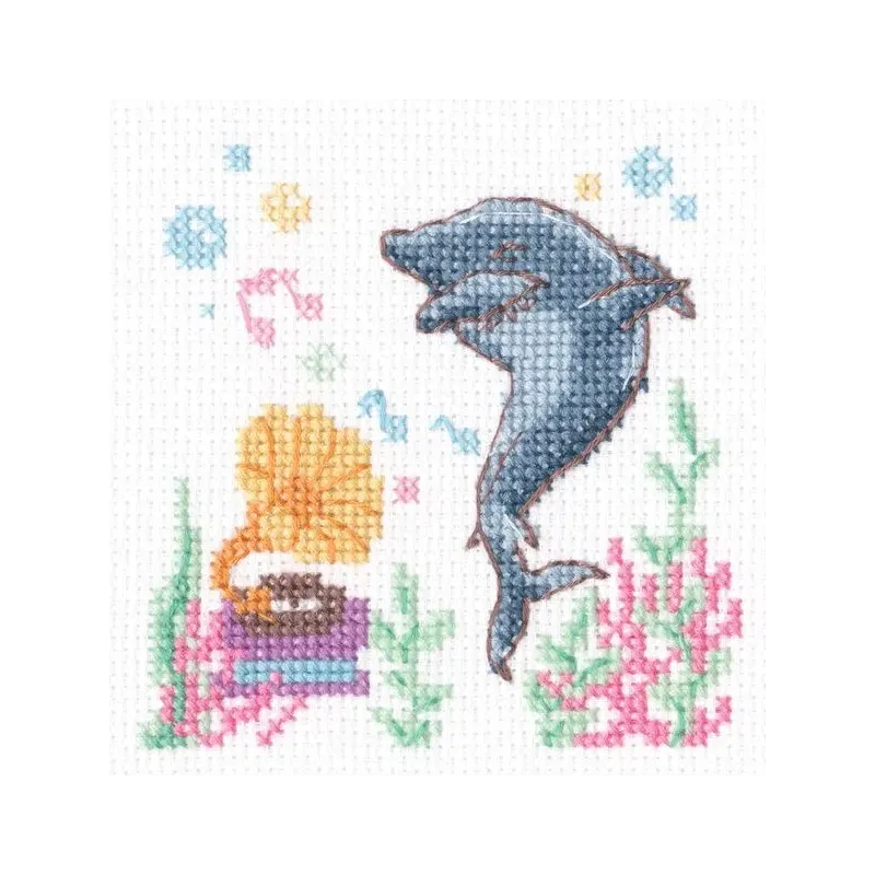 Cross-stitch kit "Shark" H286
