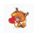 Cross-stitch kit "Kind heart" 14x14 cm C216