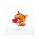 Cross-stitch kit "Kind heart" 14x14 cm C216