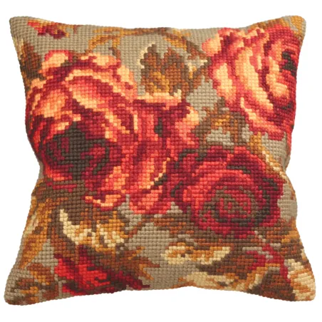 Cushion kit Left pink Cabbage 40 x 40 cm CDA5113