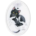 Cross-stitch kit "Cat magic" M905
