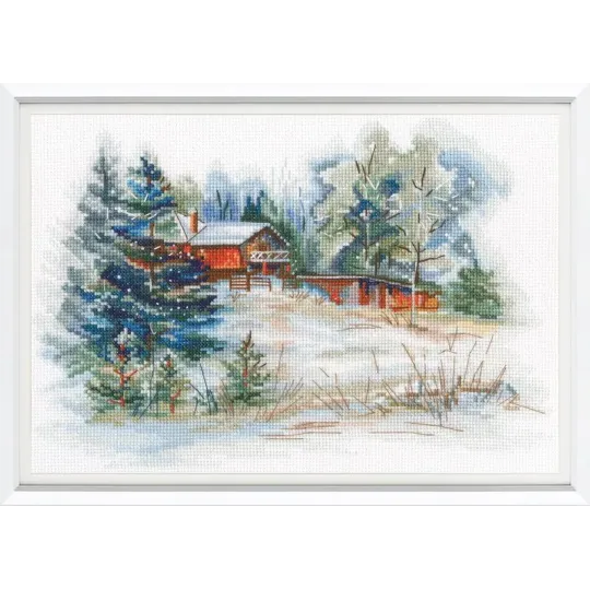 Kit point de croix "Esquisse d'hiver" RTOM875