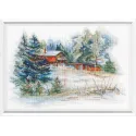 Kit point de croix "Esquisse d'hiver" RTOM875