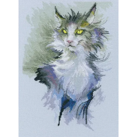 Kreuzstich-Set "Reibe nicht die Katze" M803