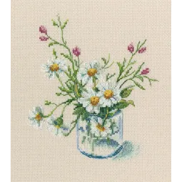 Kreuzstich-Set "Warmer Frieden des blühenden Sommers" M773