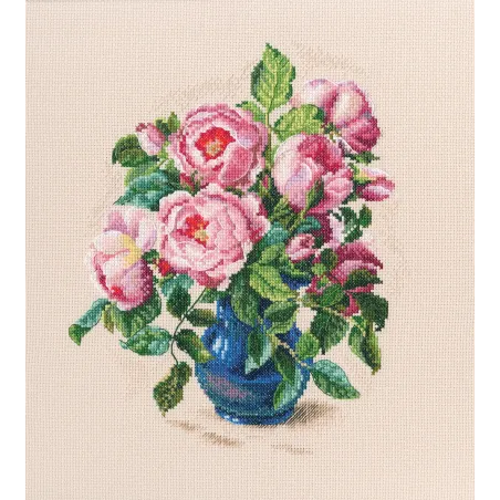 Kreuzstich-Set "Zarte Rosenknospen" M720