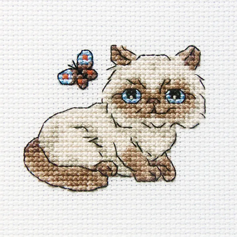 Cross-stitch kit "Fluffy Baksie" H229