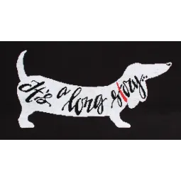 Kit point de croix "Cette longue histoire" RTOCU040