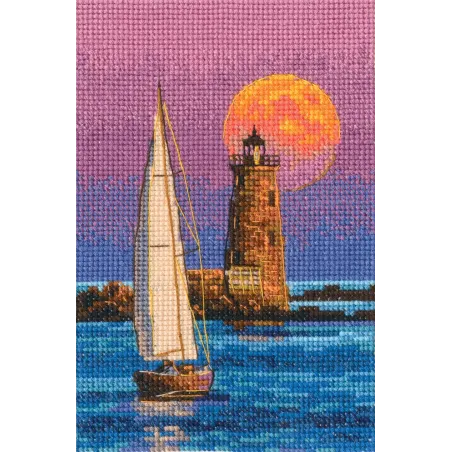 Cross-stitch kit "With the flavour of salt, wind and sun" C338