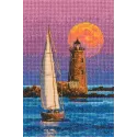 Cross-stitch kit "With the flavour of salt, wind and sun" C338