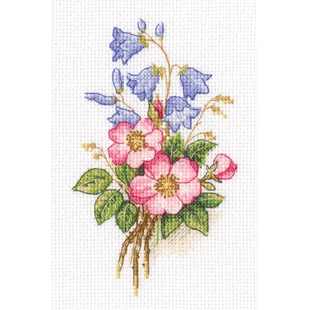 Cross-stitch kit "Briar and bluebells" C325