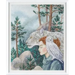 Kryželiu siuvinėjimo rinkinys "Trys iš mūsų" M981
