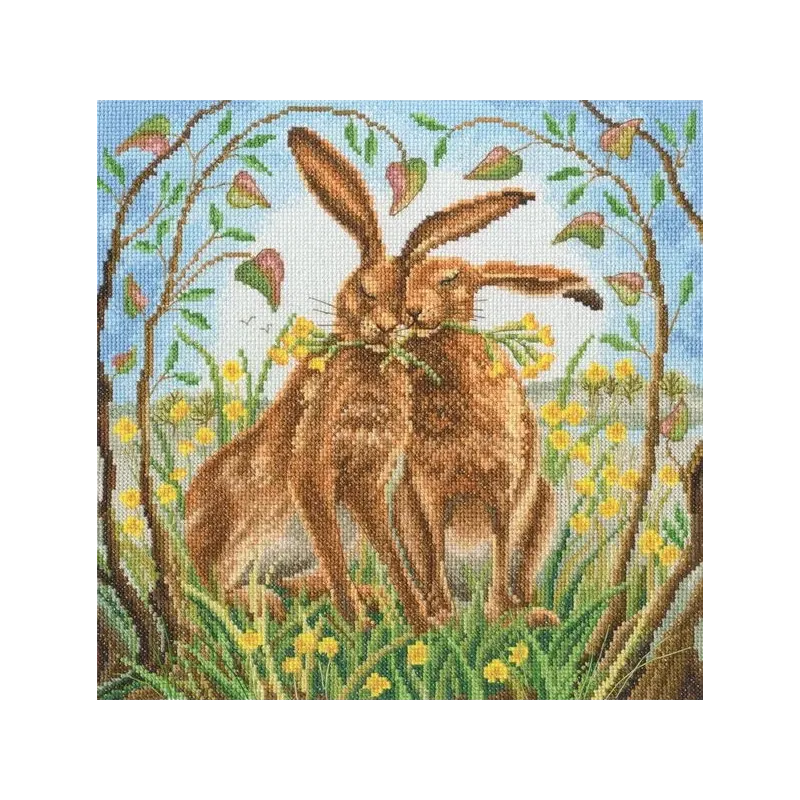 Kreuzstich-Set "Wenn der Frühling kommt" RTOM943