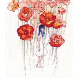 Cross-stitch kit "Poppyhead" M629