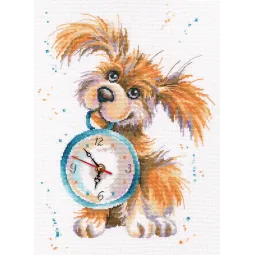 Cross-Stitch Kit – clock "Business first" M40015