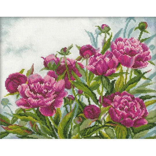 Cross-stitch kit "Peonies" M272