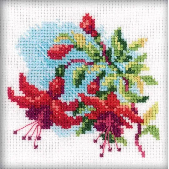 Cross-stitch kit "Fuchsia" H174