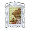 Miniature embroidery & cross stitch kit with frame FA021