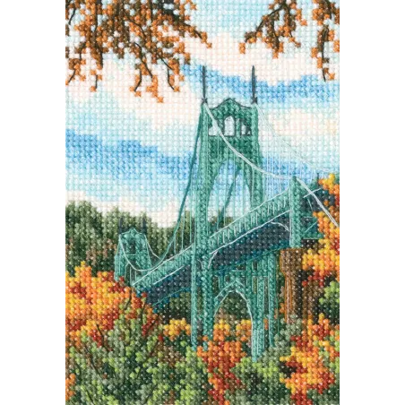 Kryželio siuvinėjimo rinkinys "St. Johns Bridge" RTOC305