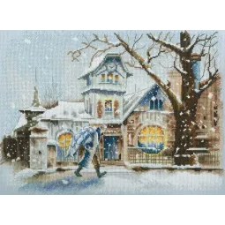 Kreuzstich-Set "Im Dienst bis November" M930