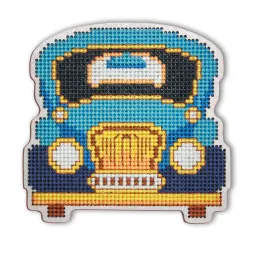 Kreuzstich-Set mit gelochter Holzform RTOEHW045