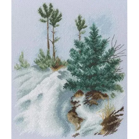 Kit point de croix „Rêve d'hiver” RTOM876