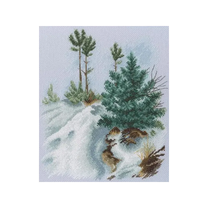 Kit point de croix „Rêve d'hiver” RTOM876