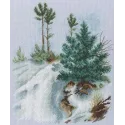 Kit point de croix „Rêve d'hiver” RTOM876