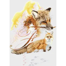 Набор для вышивания крестом "Лиса" RTOM784