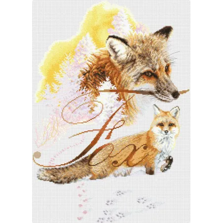Cross-stitch kit "Fox" M784