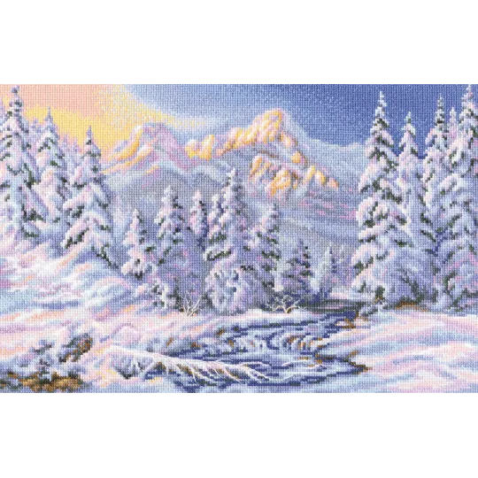 Kit point de croix "Sous un charme de l'hiver" RTOM602