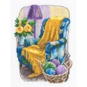 Cross-stitch kit „Grandmother's old garden” C349