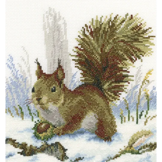 Kreuzstich-Set "Wintermorgen" RTOM330