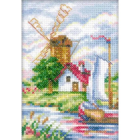 Kit de point de croix "Tulipe" RTOEH310